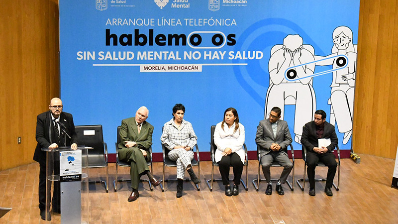 Salud Michoacán activa línea telefónica de emergencia para atención de la salud mental