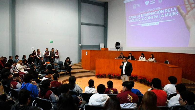 SSM promueve en jóvenes la erradicación de la violencia hacia la mujer 