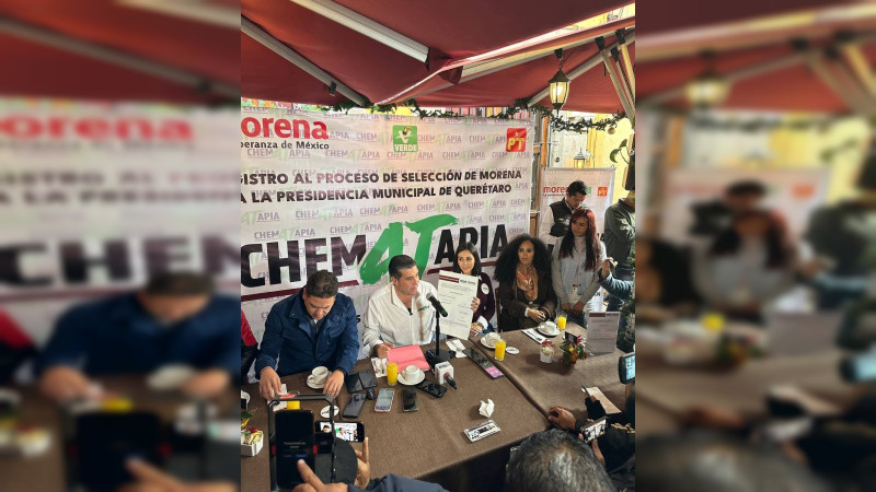 Expriísta se registra como aspirante a la alcaldía de Querétaro por Morena 