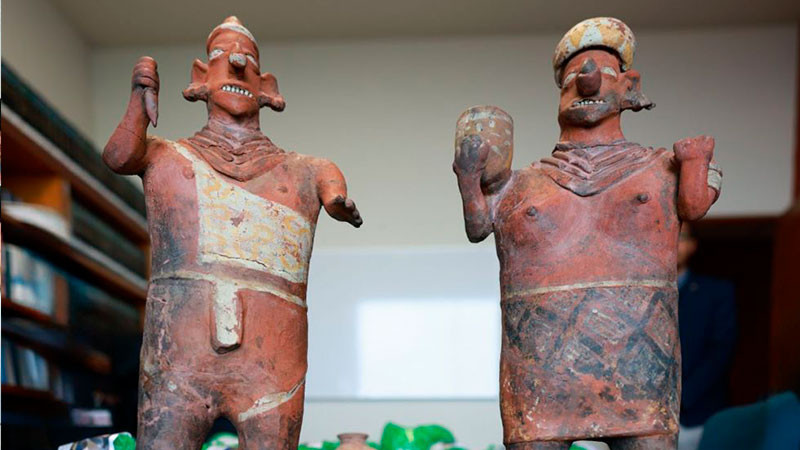 Entregan a México 46 piezas arqueológicas recuperadas en Estados Unidos 