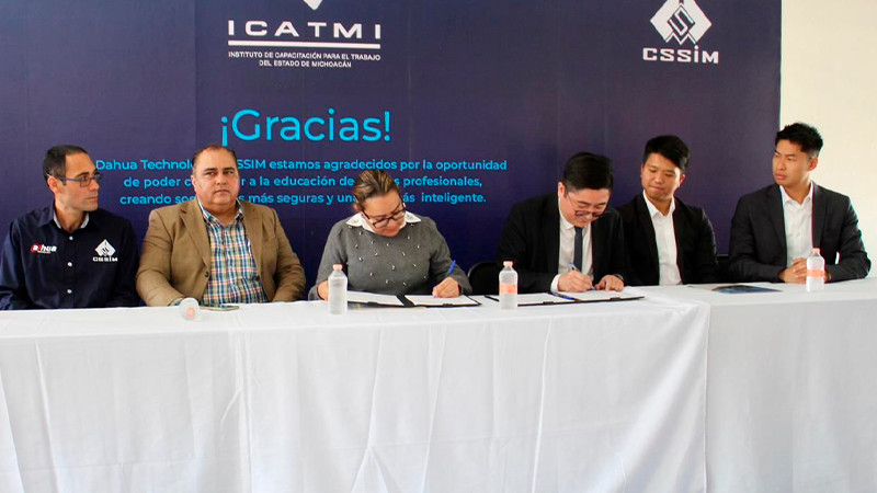 Icatmi y empresa Dahua acuerdan certificación de instructores en electrónica