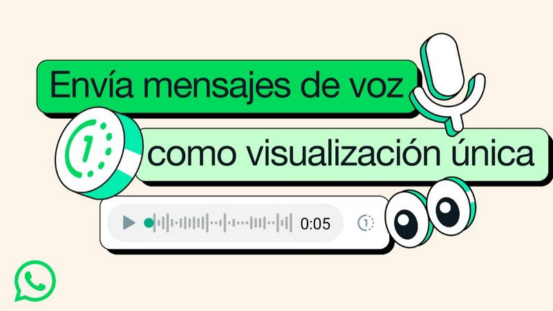 WhatsApp estrena función de mensajes de voz que se pueden escuchar sólo una vez 