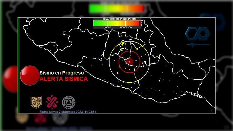 Se activa alerta sísmica en CDMX por fuerte temblor 
