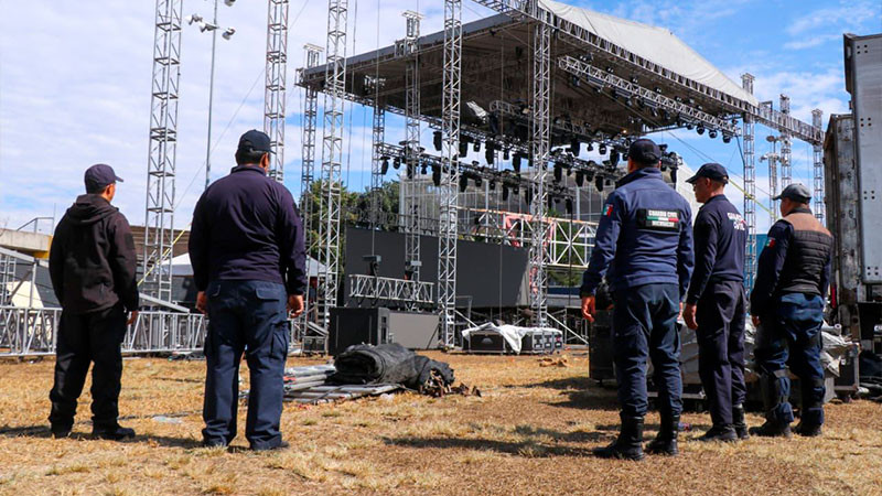 Con más de mil elementos, garantizada seguridad para Festival Jalo por la Música: SSP 