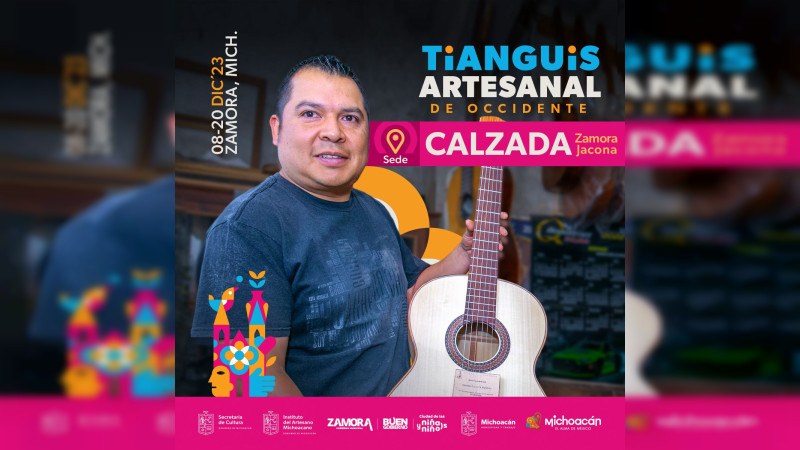 Tianguis Artesanal de Occidente cambia a la calzada Zamora-Jacona