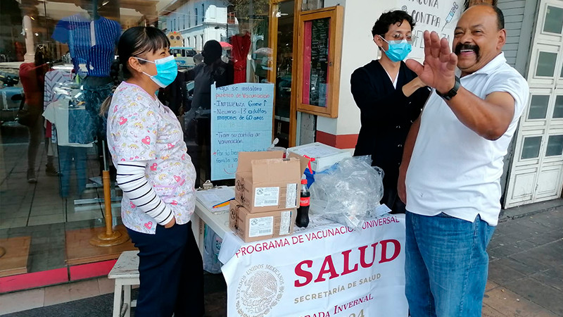 Salud Michoacán vacuna contra influenza y neumococo en Uruapan