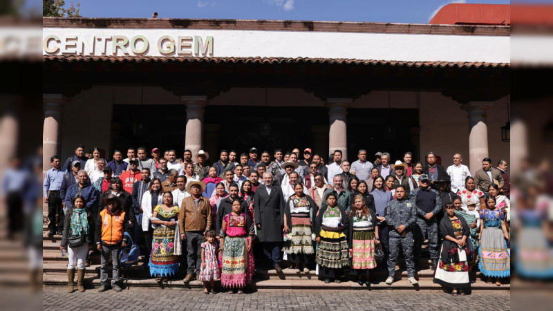 Convoca Bedolla a la unidad para impulsar reformas que fortalezcan el autogobierno indígena