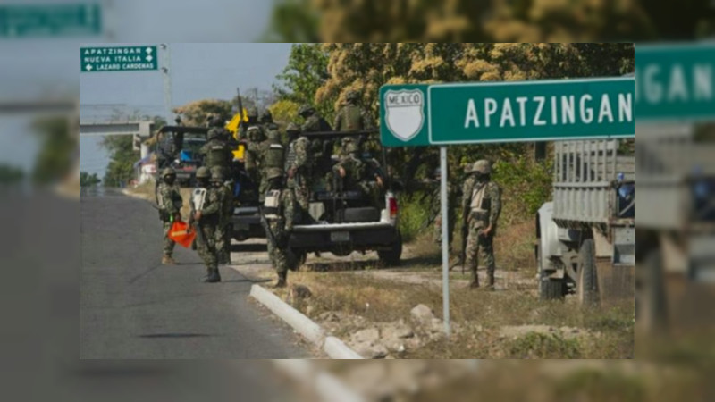 Cinco muertos por “limpia” del crimen en Apatzingán y Múgica, Michoacán, la madrugada del domingo 