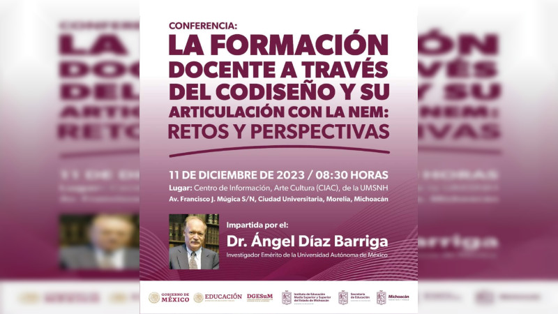 Invita SEE a conferencia sobre Formación Docente y la NEM 