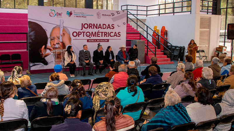 DIF Michoacán concluye Jornadas Optométricas 2023