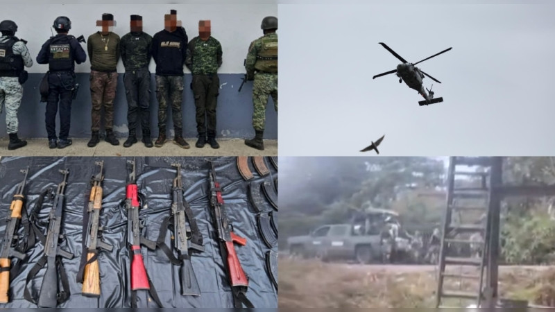 Michoacán: 48 horas de guerra en Gámbara dejan 4 detenidos, 6 homicidios y un militar caído  