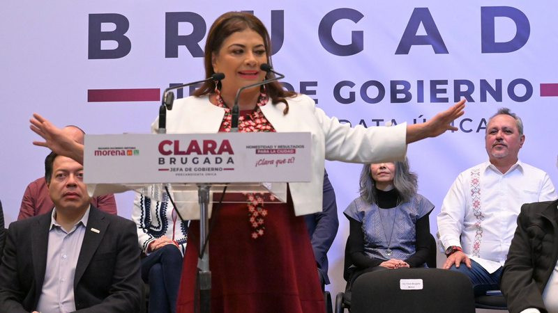 Reclaman mazahuas residentes a Clara Brugada nombramiento Rocío Márquez en su equipo de campaña 
