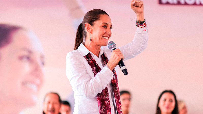 Arrasa Claudia Sheinbaum en encuesta de preferencias electorales: ventaja del 52% sobre Gálvez 