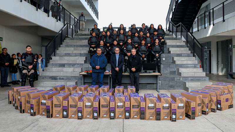 Respaldo inédito a Multi-DES: equipan a estudiantes de Seguridad Pública y Ciencias Forenses 