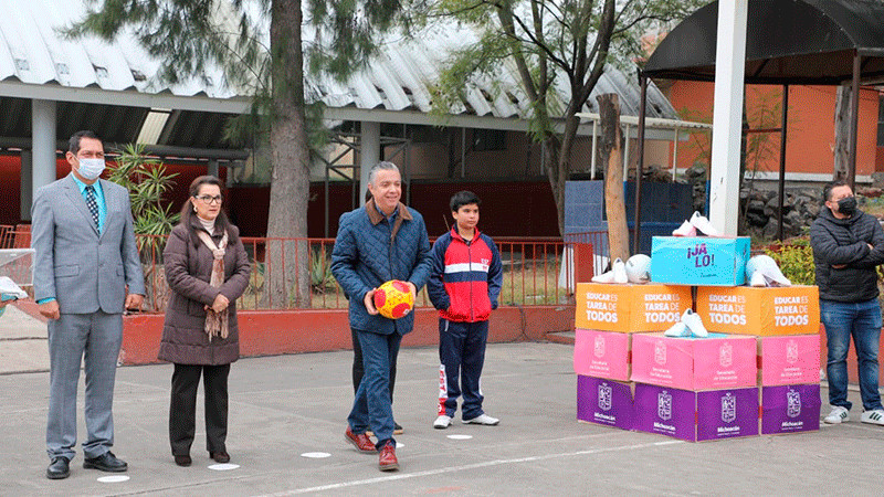 Avanza a paso firme entrega de calzado escolar a secundarias: SEE 