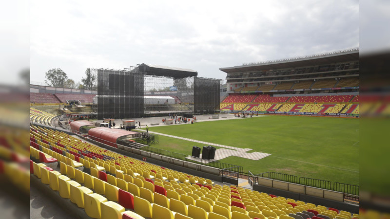 Alistan operativo interinstitucional el próximo viernes en el Estadio Morelos, por concierto de Luis Miguel