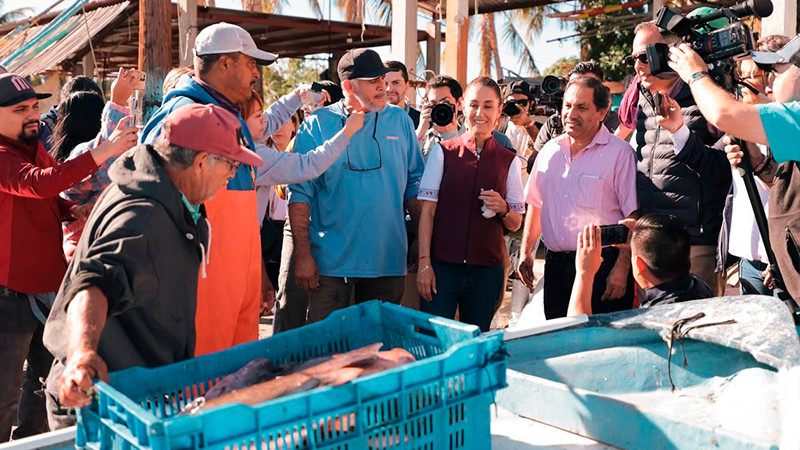 Sector pesquero y acuícola en Sinaloa muestra respaldo a Claudia Sheinbaum 