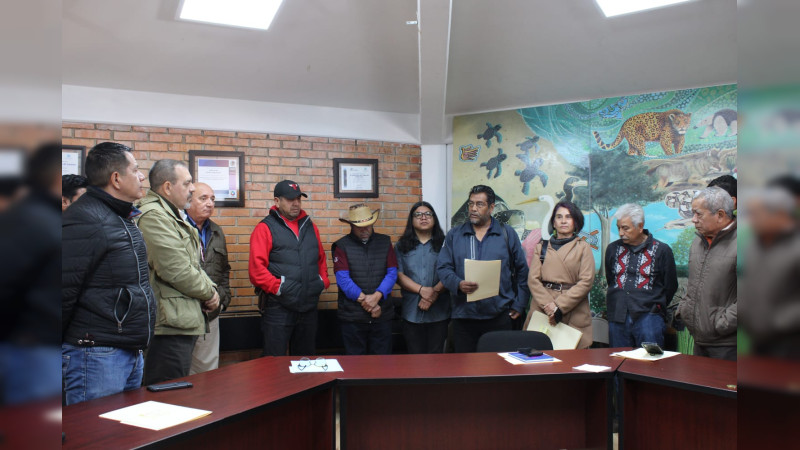 Fortalecen áreas naturales en Quiroga y Acuitzio para trabajos de conservación