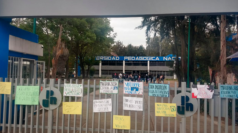 Profesores de la UPN de Morelia denuncian irregularidades en elección de nuevo director 
