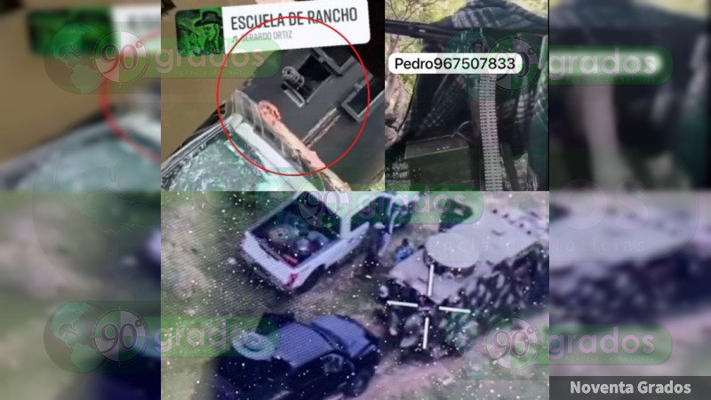Difunden imágenes de las Miniguns con las que Jalisco enfrenta a cárteles de Michoacán: El arma capaz de disparar 6 mil balas por minuto 