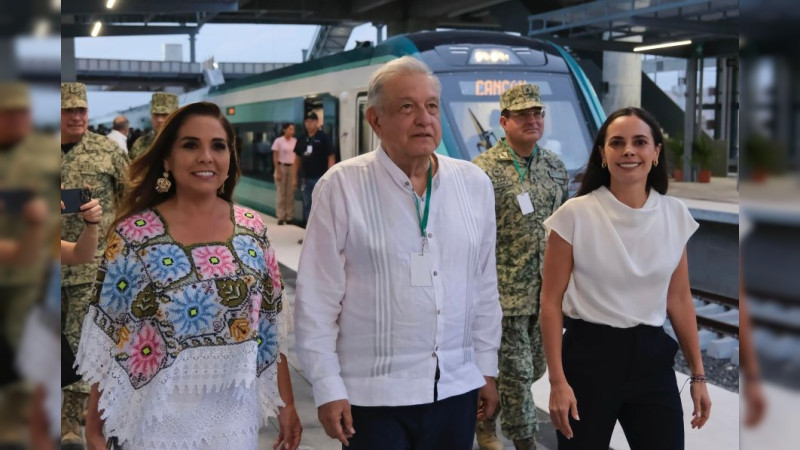 Primera corrida del Tren Maya llega a Cancún, tras 6 horas y media de recorrido: Tarda igual o más que en auto 