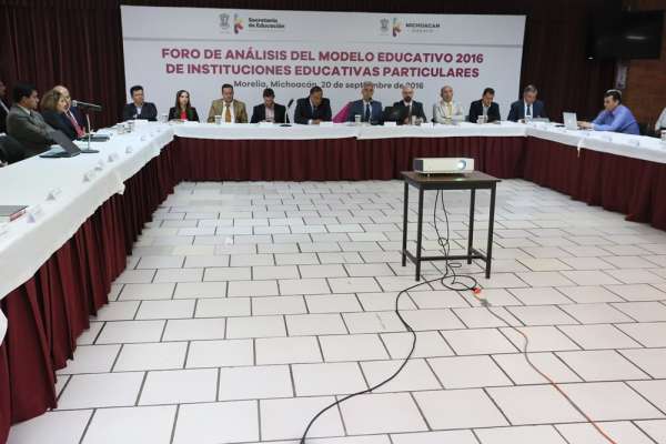Analizan instituciones particulares de Michoacán, el nuevo Modelo Educativo - Foto 0 