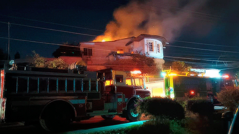 Muere mujer de la tercera edad al quemarse su casa en Uruapan 