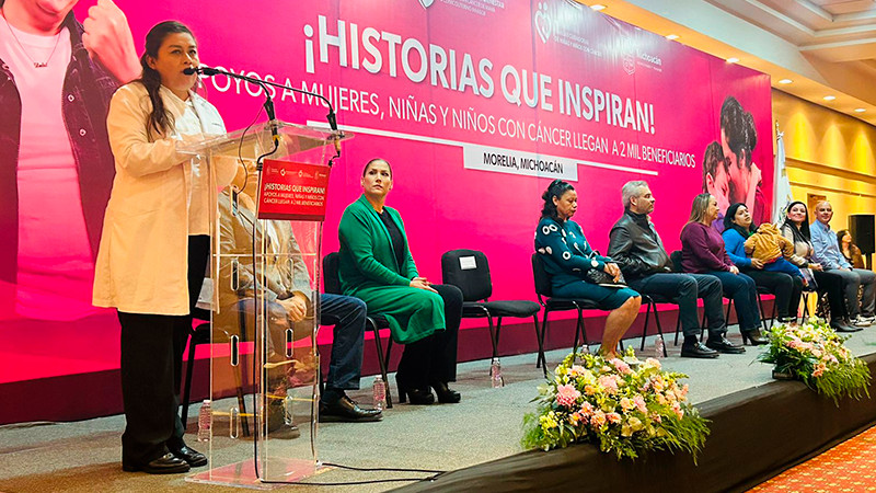 Garantiza Salud Michoacán tratamiento a mujeres, niñas y niños con cáncer 