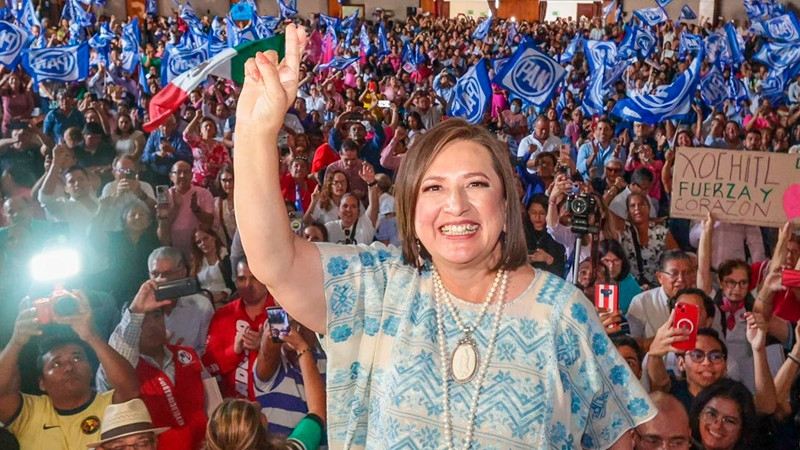 Priistas que se fueron con Sheinbaum buscan inmunidad, asegura Xóchitl Gálvez 