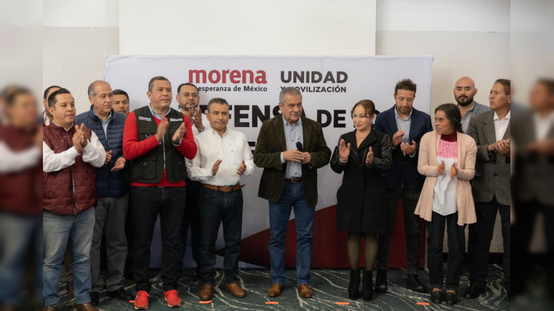 “Con humildad, afronto el encargo de defender la 4T en Michoacán”: Raúl Morón