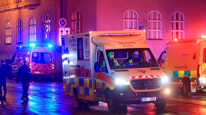 Al menos 15 muertos y 24 heridos tras ataque armado en la Universidad de Praga 
