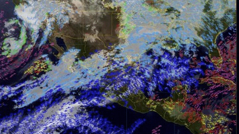 Frente frío número 19 y segunda tormenta invernal ocasionarán lluvias, vientos y nevadas en el noroeste de México esta noche 
