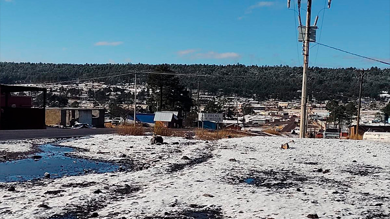 Por segunda tormenta invernal, se espera caída de nieve en el noroeste de México  