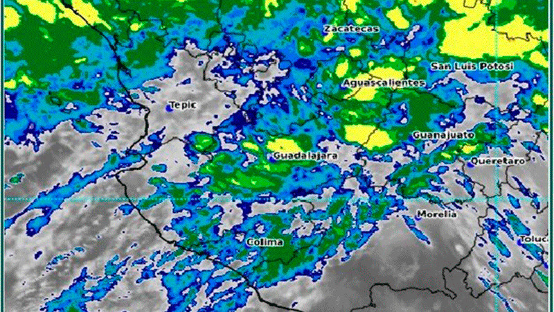 Se prevén lluvias y chubascos en las próximas horas en Michoacán 