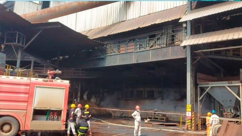 Al menos 13 muertos y 46 heridos dejó la explosión de un horno de níquel en Indonesia 