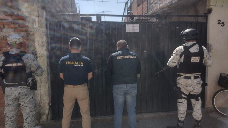 En Morelia, Michoacán, detienen a presunto vendedor de droga y aseguran inmueble 