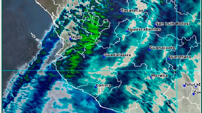 Se esperan lluvias y chubascos para esta noche en Michoacán 