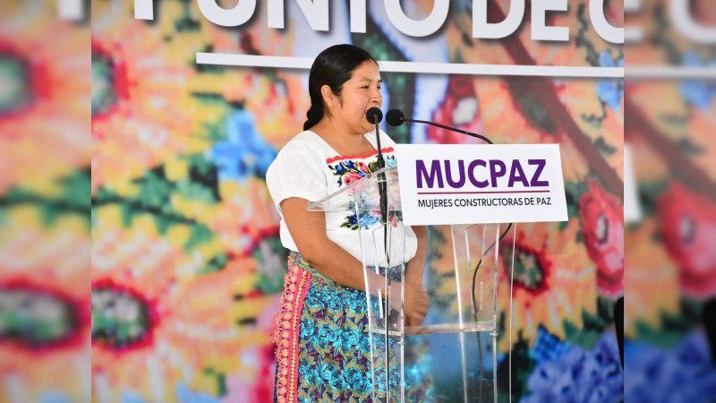 Michoacán, ejemplo nacional con estrategia de mujeres constructoras de paz