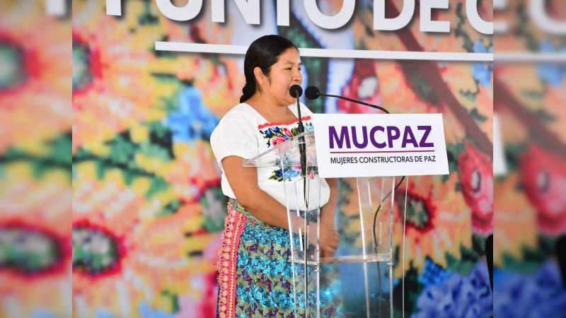 Michoacán, ejemplo nacional con estrategia de mujeres constructoras de paz