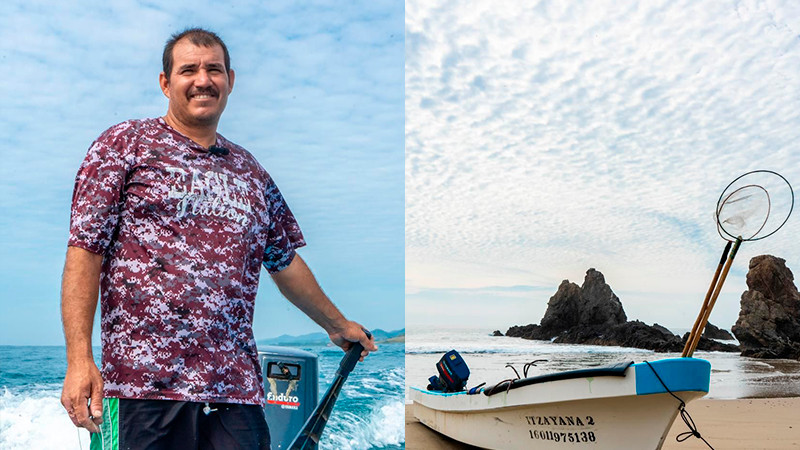 Con suerte, humor y paciencia, Rigoberto pesca ilusiones y peces 