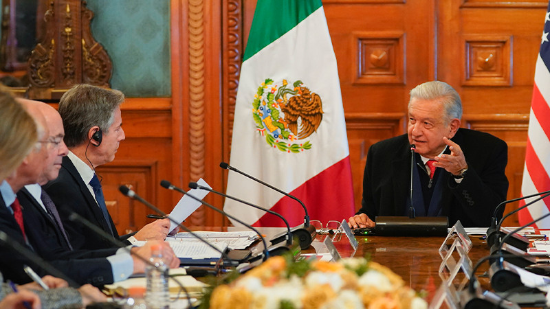 AMLO afirma que Estados Unidos y México buscan "normalizar" la frontera tras reunión de ayer  