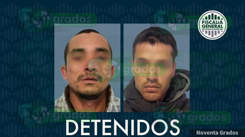 Dos detenidos por robo calificado a particulares, en la autopista México-Querétaro 