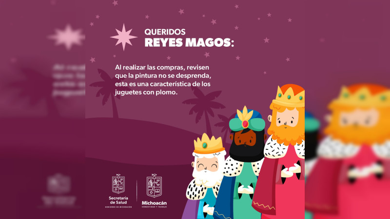 SSM invita a los Reyes Magos a regalar juguetes seguros para los menores