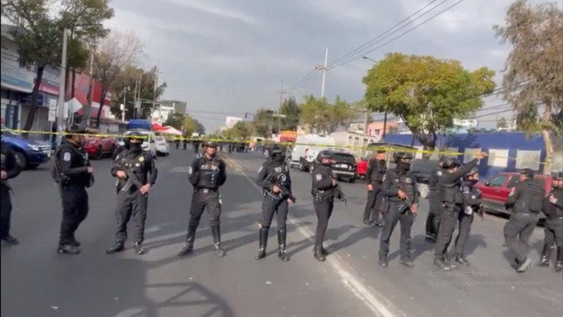 Balacera entre extorsionadores y policías en CDMX: Dos muertos, 6 heridos y 10 detenidos 