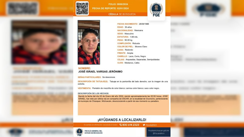 Denuncian desaparición del abogado – activista Israel Vargas Jerónimo y un acompañante, en Michoacán: Cártel los habría secuestrado 