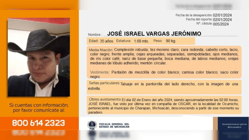 Zona donde desaparecieron comuneros de Tanaco, "muy peligrosa": Consejo Supremo Indígena de Michoacán