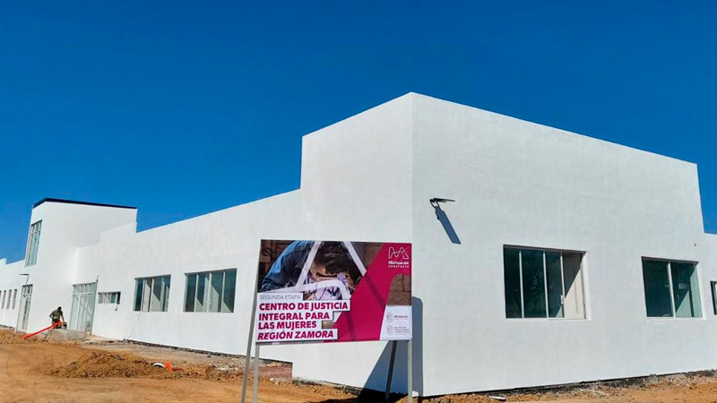 Avanza la obra del Centro de Justicia para Mujeres en Zamora: SCOP