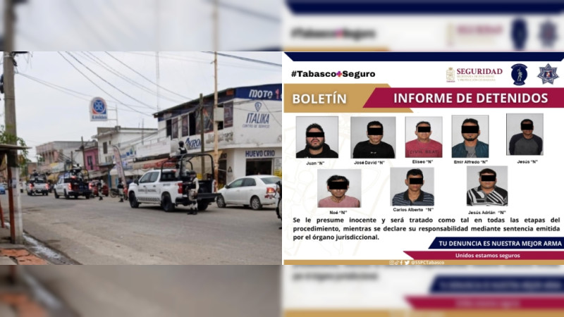 Salen comandos armados a calles de Villahermosa, Tabasco, para robo masivo a comercios  