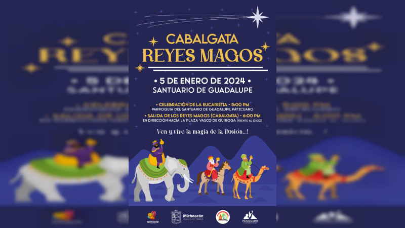 Reyes Magos llegarán al Pueblo Mágico de Pátzcuaro