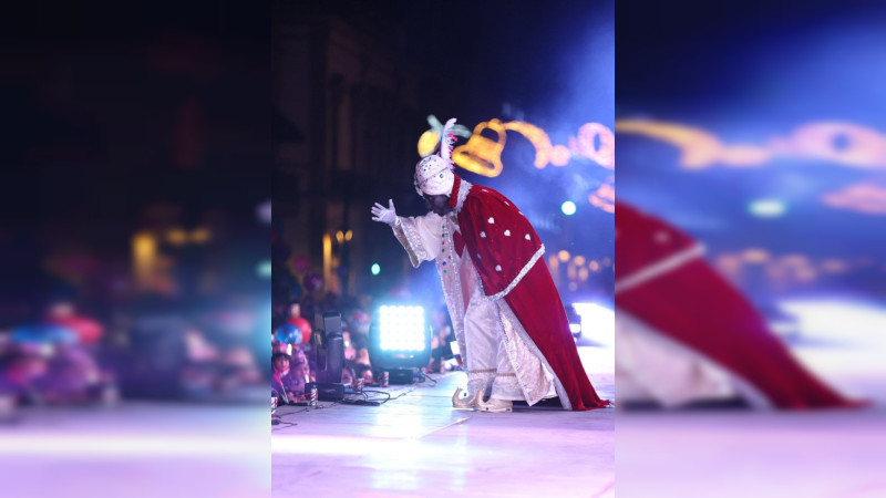 Reyes Magos hacen brillar la ilusión de miles de niñas y niños de Morelia